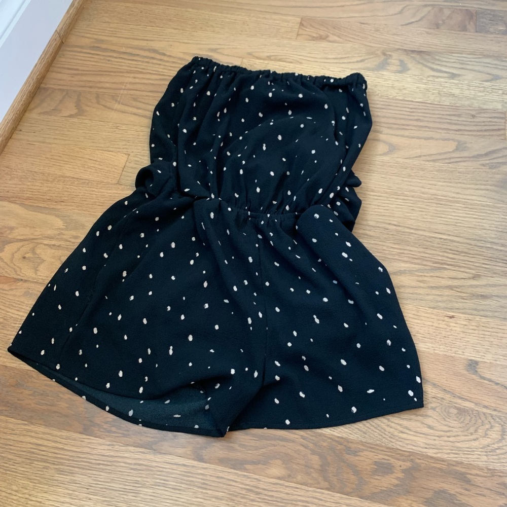 strapless romper